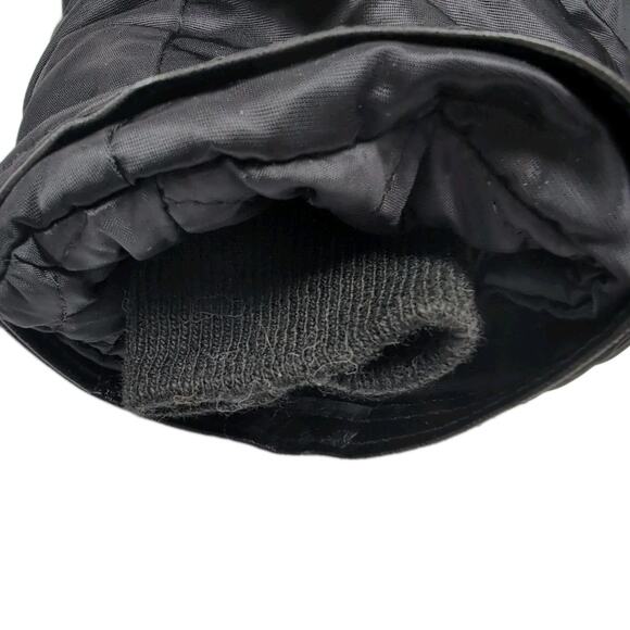 VTG Tuffy Jac Fire Fighter Department Bomber Jacket Mens Size 40L / M Black READ - Picture 6 of 16